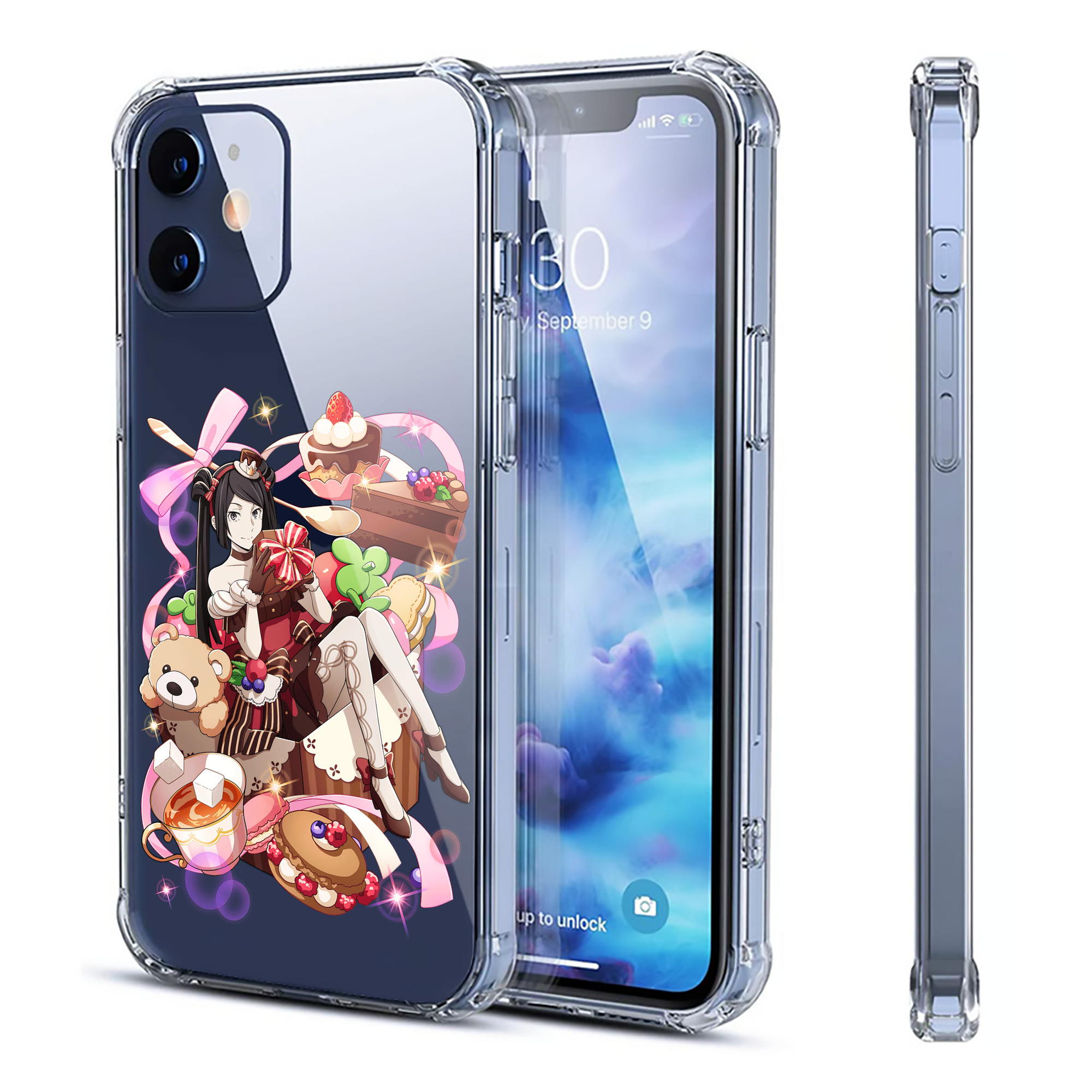 （画像用） 文豪ストレイドッグス Bungo Stray Dogs 【iPhone 12シリーズ対応】透明スマホケース（クリアソフトケース）